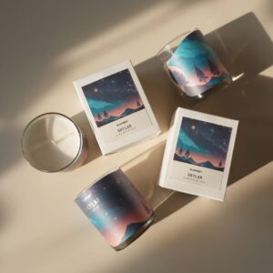 Nến thơm thủy tinh – Set nến thơm thiên nhiên
